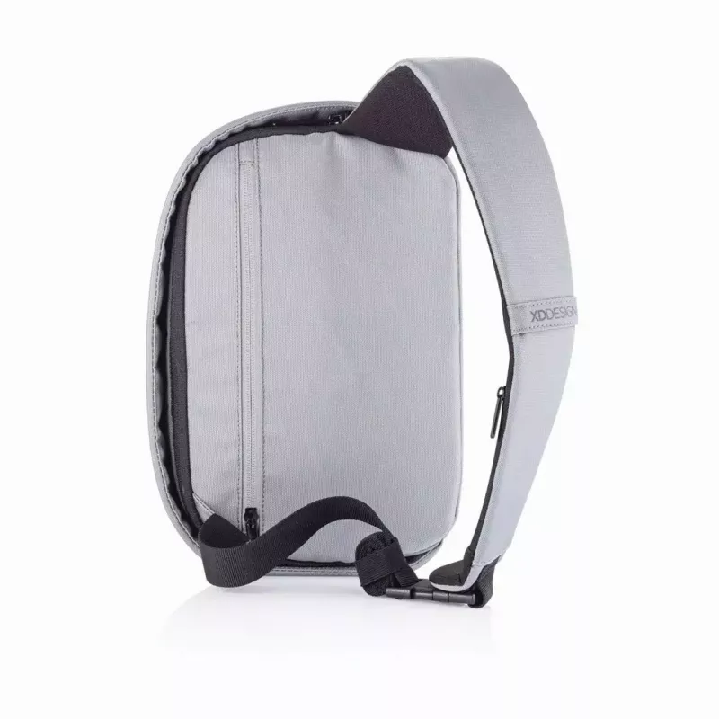 Zaino antitaccheggio XDDESIGN Bobby Sling grigio — leggero, idrorepellente, utilizzabile come borsa a tracolla