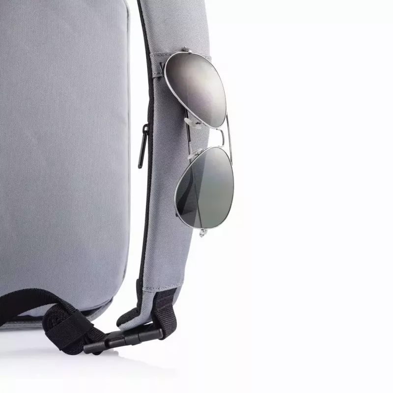 Zaino antitaccheggio XDDESIGN Bobby Sling grigio — leggero, idrorepellente, utilizzabile come borsa a tracolla