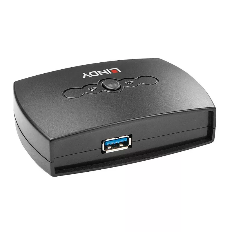 Switch USB 3.0 a 2 porte Lindy