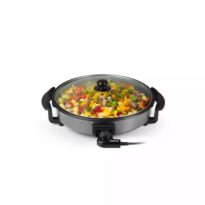 Padella per griglia Tristar PZ-2963 multifunzionale rotonda nera 30 cm