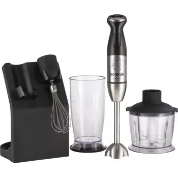 Mixer a mano Gorenje HBC807QB 0,5 L 800 W nero, acciaio inox
