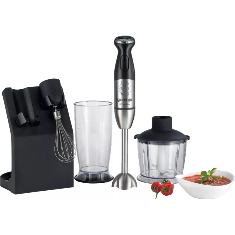Mixer a mano Gorenje HBC807QB 0,5 L 800 W nero, acciaio inox
