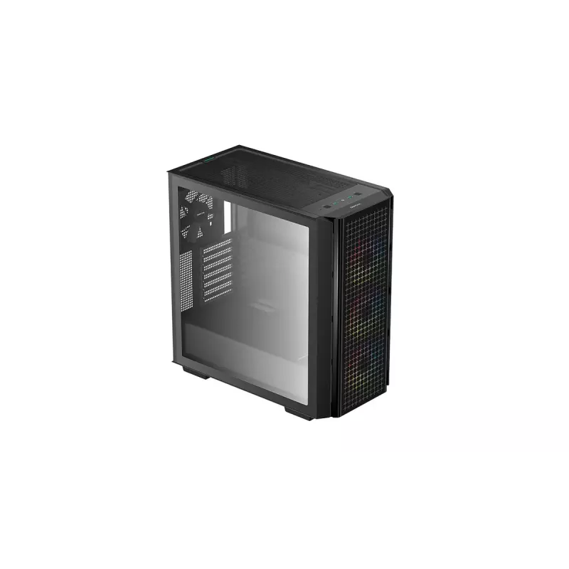 Case per computer mid-tower DeepCool CG540 – nero, supporto ATX, interno spazioso, flusso d'aria ottimizzato