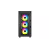Case per computer mid-tower DeepCool CG540 – nero, supporto ATX, interno spazioso, flusso d'aria ottimizzato