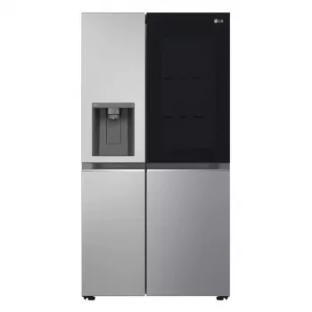 Frigorifero Side-by-Side LG GSGV81PYLL, 635 L volume totale, vano frigo 416 L, vano congelatore 219 L, argento metallizzato