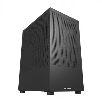 Case FSP S110-B Mini-Tower mITX, mATX Nero, Small Form Factor (SFF), PC, Nero, micro ATX, Mini-ITX, Mesh, Metallo, 16 cm
