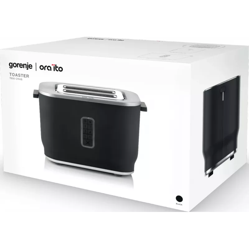 Gorenje T800ORAB 6 2 fette 800 W Nero