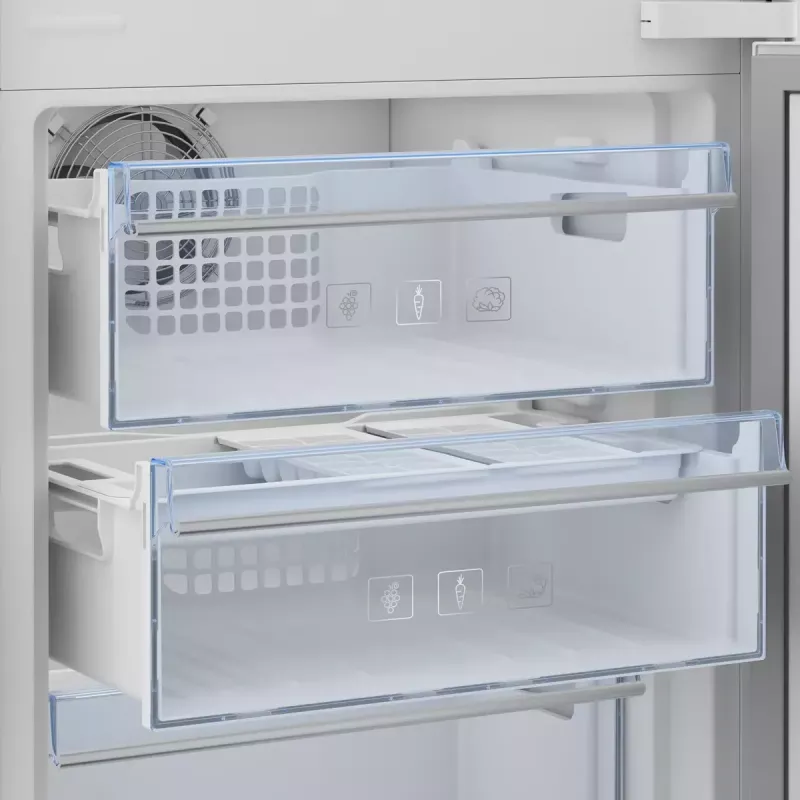 Frigorifero combinato Beko BCNA306E42SN da incasso 284 L Bianco