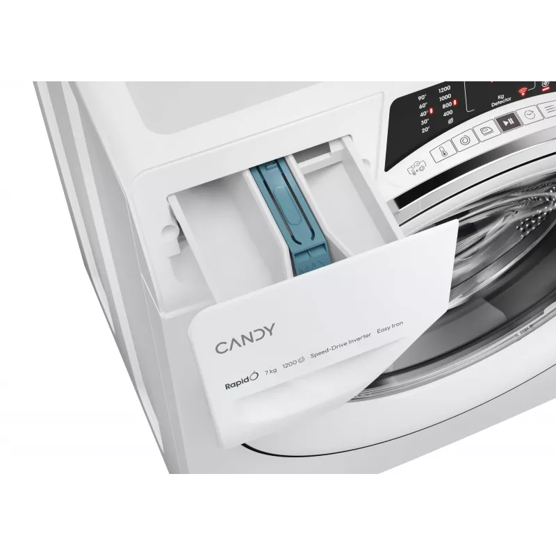 Lavatrice Candy RapidÓ RO41274DWMCT/1-S Carica frontale 7 kg 1200 giri/min Bianco