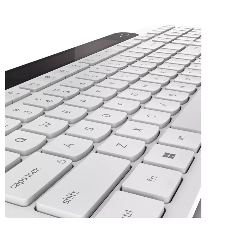 Tastiera Bluetooth wireless Lenovo 800 — layout inglese US, autoalimentata, bianca