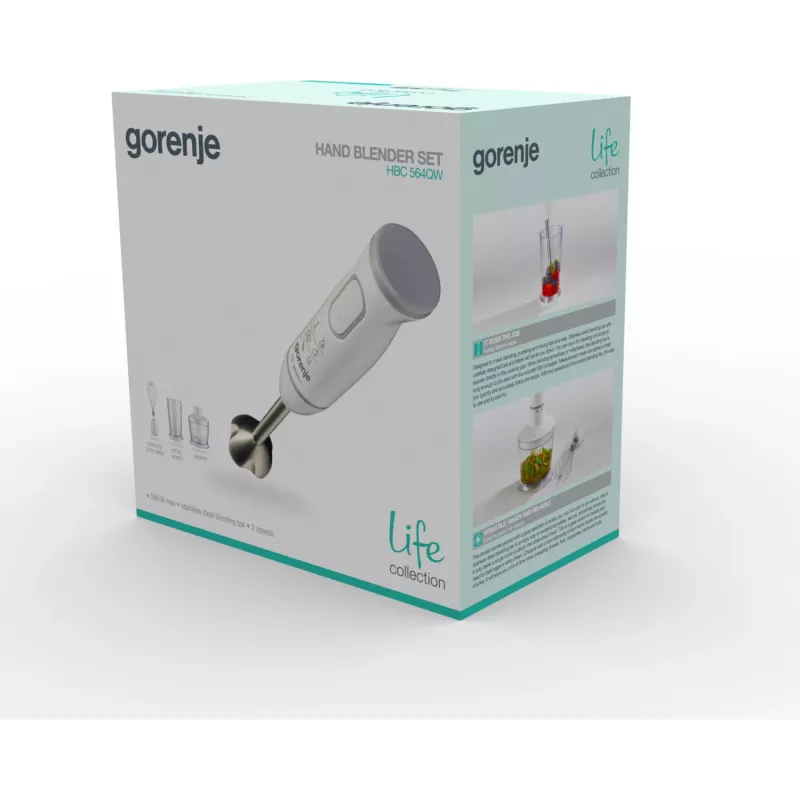 Gorenje HBC564QW 0,5 L Frullatore a immersione 500 W Bianco