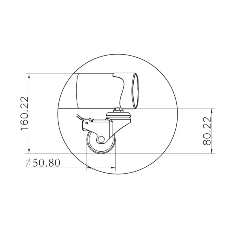 Multibrackets M Public Floorstand Basic 150 con ripiano e supporto per telecamera
