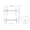 Supporto a parete fisso Multibrackets M Universal X Large