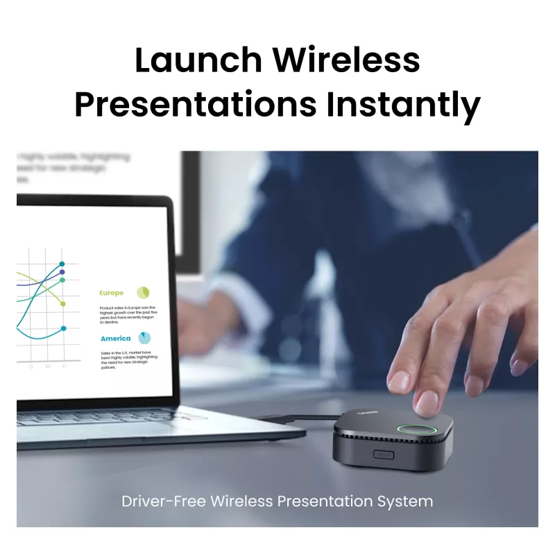Sistema di presentazione wireless BenQ InstaShow WDC15 HDMI desktop nero