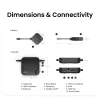 Sistema di presentazione wireless BenQ InstaShow WDC15 HDMI desktop nero