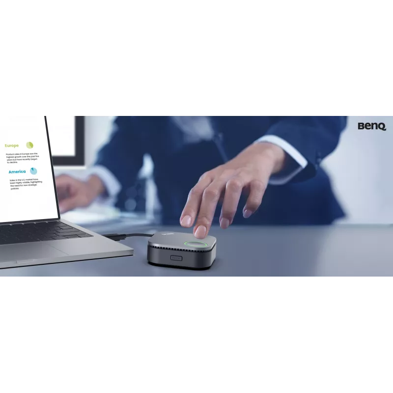 Sistema di presentazione wireless BenQ InstaShow WDC15 HDMI desktop nero