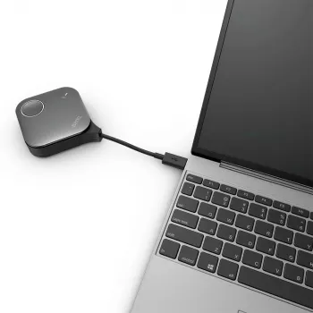 Sistema di presentazione wireless BenQ InstaShow VS25 HDMI desktop, Wi-Fi 6, fino a 2400 Mbps, antenna esterna, nero