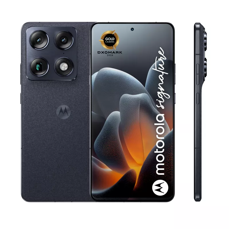Motorola signature 17,2 cm (6,78 inch) Dual SIM Android 16.0 5G USB Type-C 16 GB 512 GB 5200 mAh blu scuro