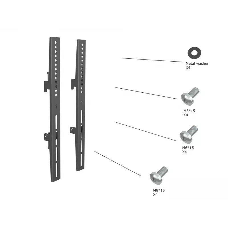 Braccio di montaggio per schermo piatto Multibrackets M Pro Series Fixed Arms 400 mm
