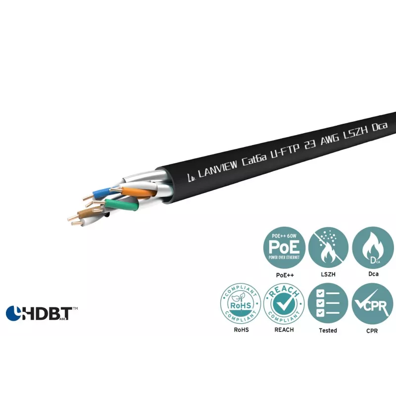 Cavo patch di rete Lanview LVN122433 – Cat6, non schermato, lunghezza non indicata