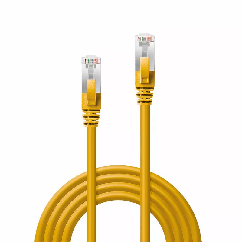 Lindy 47866 cavo di rete giallo 5 m Cat6a S/FTP (S-STP)
