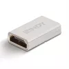 Lindy adattatore HDMI 2.1 femmina-femmina, HDMI 2.1, HDMI 2.1, argento