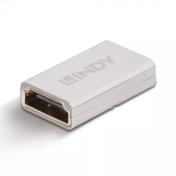 Lindy adattatore HDMI 2.1 femmina-femmina, HDMI 2.1, HDMI 2.1, argento