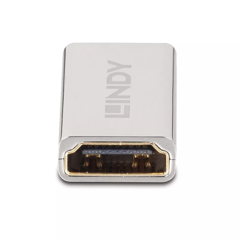 Lindy adattatore HDMI 2.1 femmina-femmina, HDMI 2.1, HDMI 2.1, argento