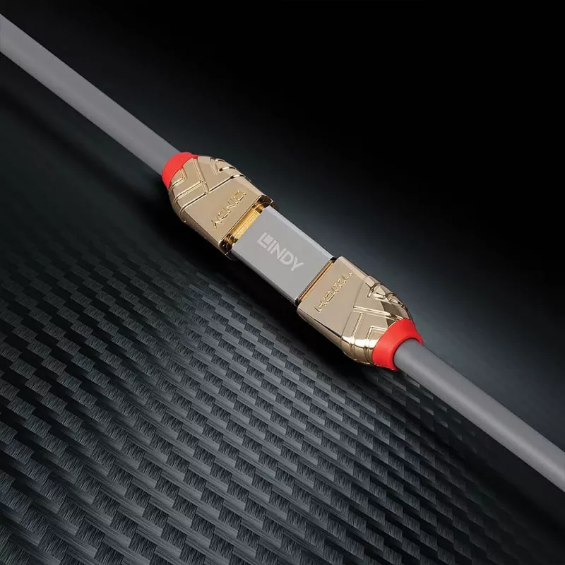 Lindy adattatore HDMI 2.1 femmina-femmina, HDMI 2.1, HDMI 2.1, argento
