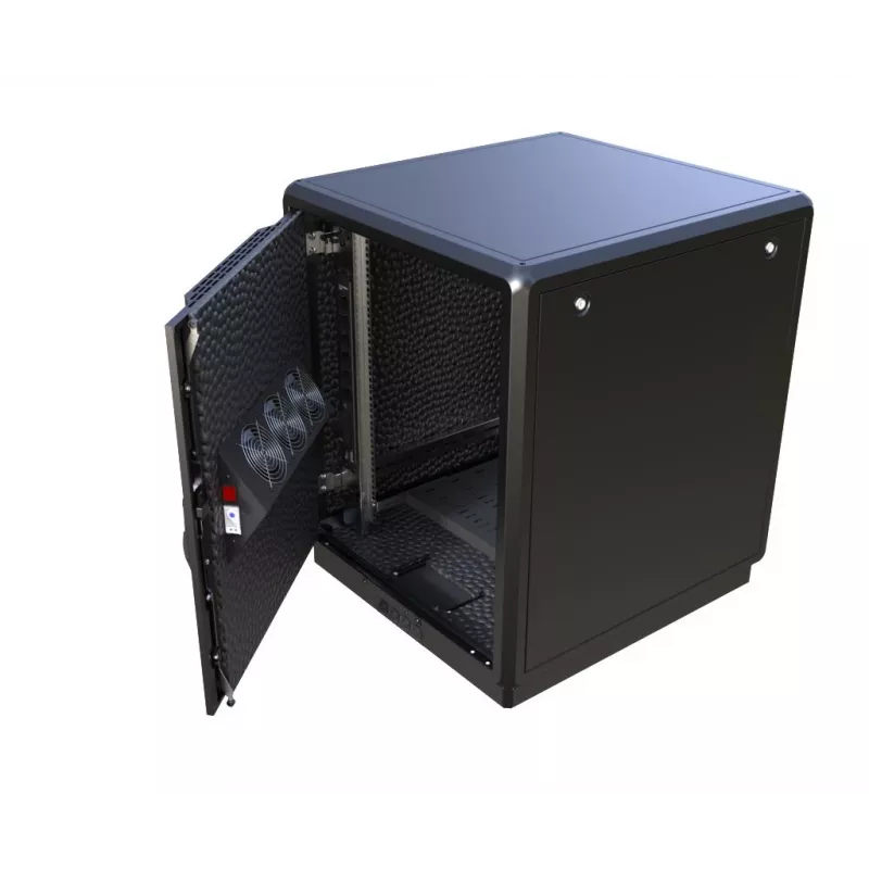 Lanview RDLAK12U758BL armadio rack 12U nero