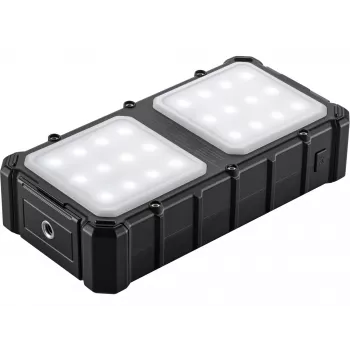 Powerbank solare Sandberg CampLED 20000, 20000 mAh, Programmable Power Supply (PPS), 3,7 V, 15 W, nero