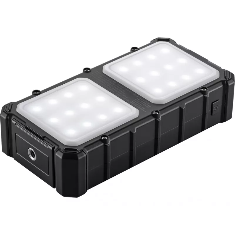 Powerbank solare Sandberg CampLED 20000, 20000 mAh, Programmable Power Supply (PPS), 3,7 V, 15 W, nero
