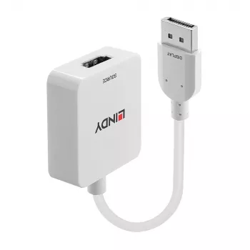 Convertitore Lindy HDMI 18G a DisplayPort 1.2, 0,095 m, HDMI Type-A (standard), DisplayPort, connettore femmina, connettore maschio, dritto