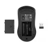 Mouse wireless Sandberg Saver nero, per entrambe le mani, RF Wireless, 1600 DPI, nero