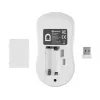Mouse wireless Sandberg Saver bianco, per entrambe le mani, RF Wireless, 1600 DPI, bianco