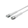 Cavo di rete Lanview LV-6AFTP-FLEX-ANG-02W-S – FTP Cat6A, flessibile, connettore angolare, 2 m, bianco
