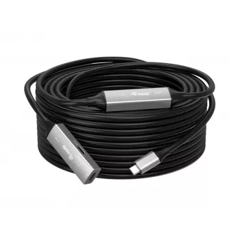 Cavo di prolunga attivo USB-C su USB-C EQUIP 10 m, USB 3.2 Gen 1 (5 Gbit/s), nero