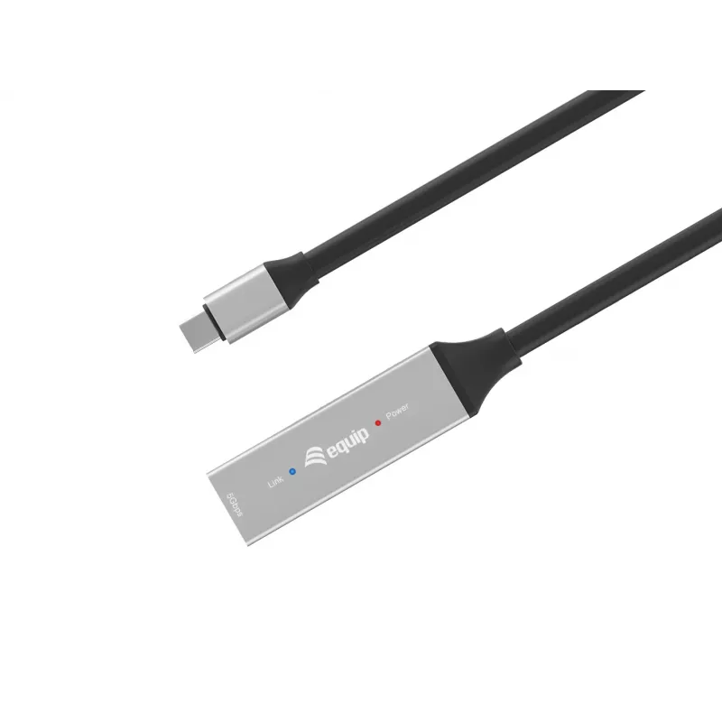 Cavo di prolunga attivo USB-C su USB-C EQUIP 10 m, USB 3.2 Gen 1 (5 Gbit/s), nero