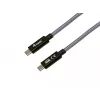 Cavo USB-C su USB-C EQUIP 2,0 m — USB 3.2 Gen 2x2, 20 Gbps, PD 240W, 4K/60Hz, nero