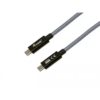 Cavo USB-C su USB-C EQUIP 2,0 m — USB 3.2 Gen 2x2, 20 Gbps, PD 240W, 4K/60Hz, nero