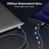 Cavo USB-C su USB-C EQUIP 2,0 m — USB 3.2 Gen 2x2, 20 Gbps, PD 240W, 4K/60Hz, nero