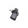 Adattatore USB-C OTG 2-in-1 EQUIP 133479 — 100W PD, 10Gbit/s, 1x USB-C su 2x USB-C, grigio