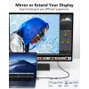 Adattatore USB su HDMI EQUIP 133498 (connettore USB-C e USB-A su HDMI, 1080p, case in alluminio, grigio)