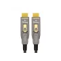 EQUIP Cavo ottico attivo HDMI 2.0 30 m con connettori Type-D e Type-A rimovibili, 4K/60Hz, 18 Gbit/s, contatti dorati