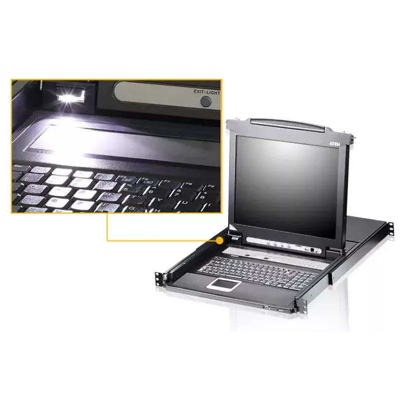 ATEN CL5708N console rack 48,3 cm (19 pollici) nero 1HE