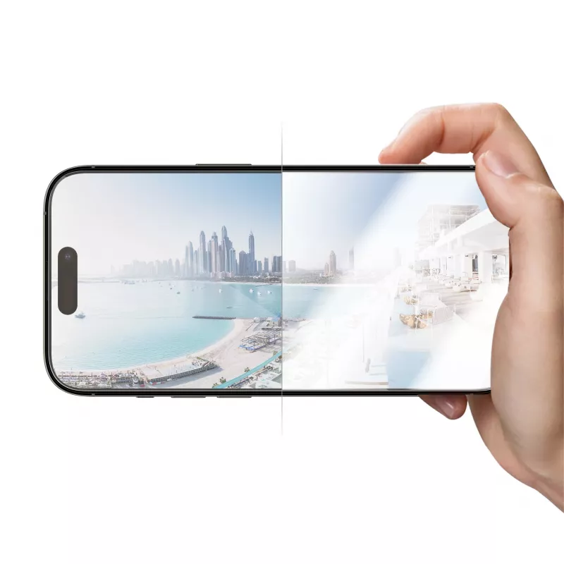 Pellicola protettiva PanzerGlass® Anti-Reflective per iPhone 14 Pro | Ultra-Wide Fit con EasyAligner