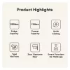 Frigorifero combinato LG GBBSJ10EEP a libera installazione 333 L nero