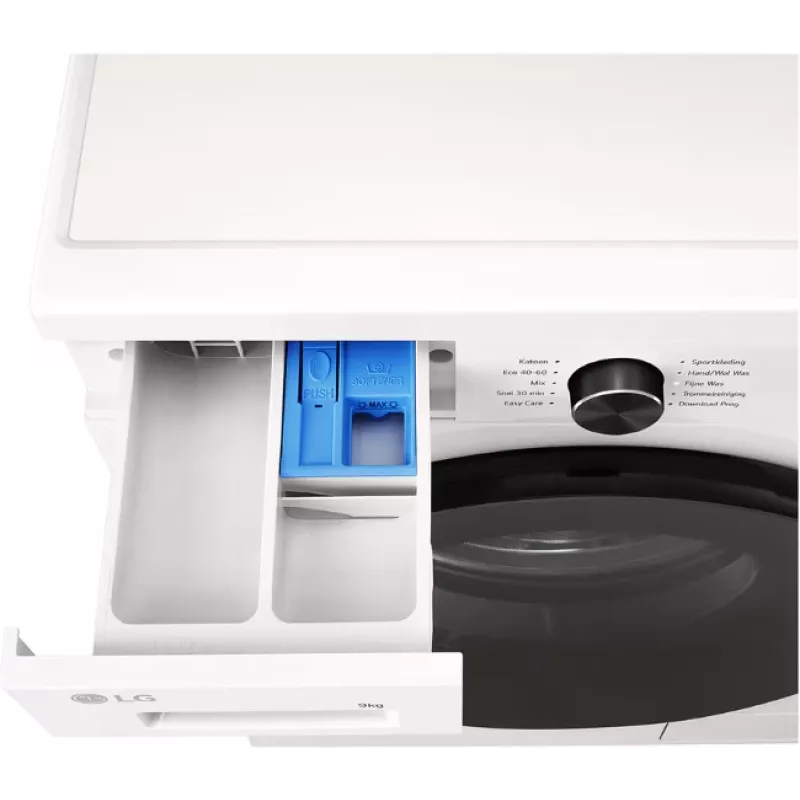 Lavatrice a carica frontale LG F4X1009NWB — 9 kg, 1310 giri/min, Classe A, bianca