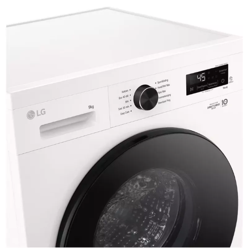 Lavatrice a carica frontale LG F4X1009NWB — 9 kg, 1310 giri/min, Classe A, bianca