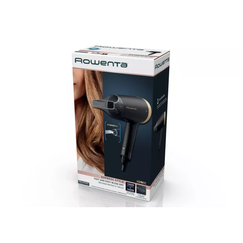 Asciugacapelli Rowenta Express Style CV1810 1600 W Nero, Argento
